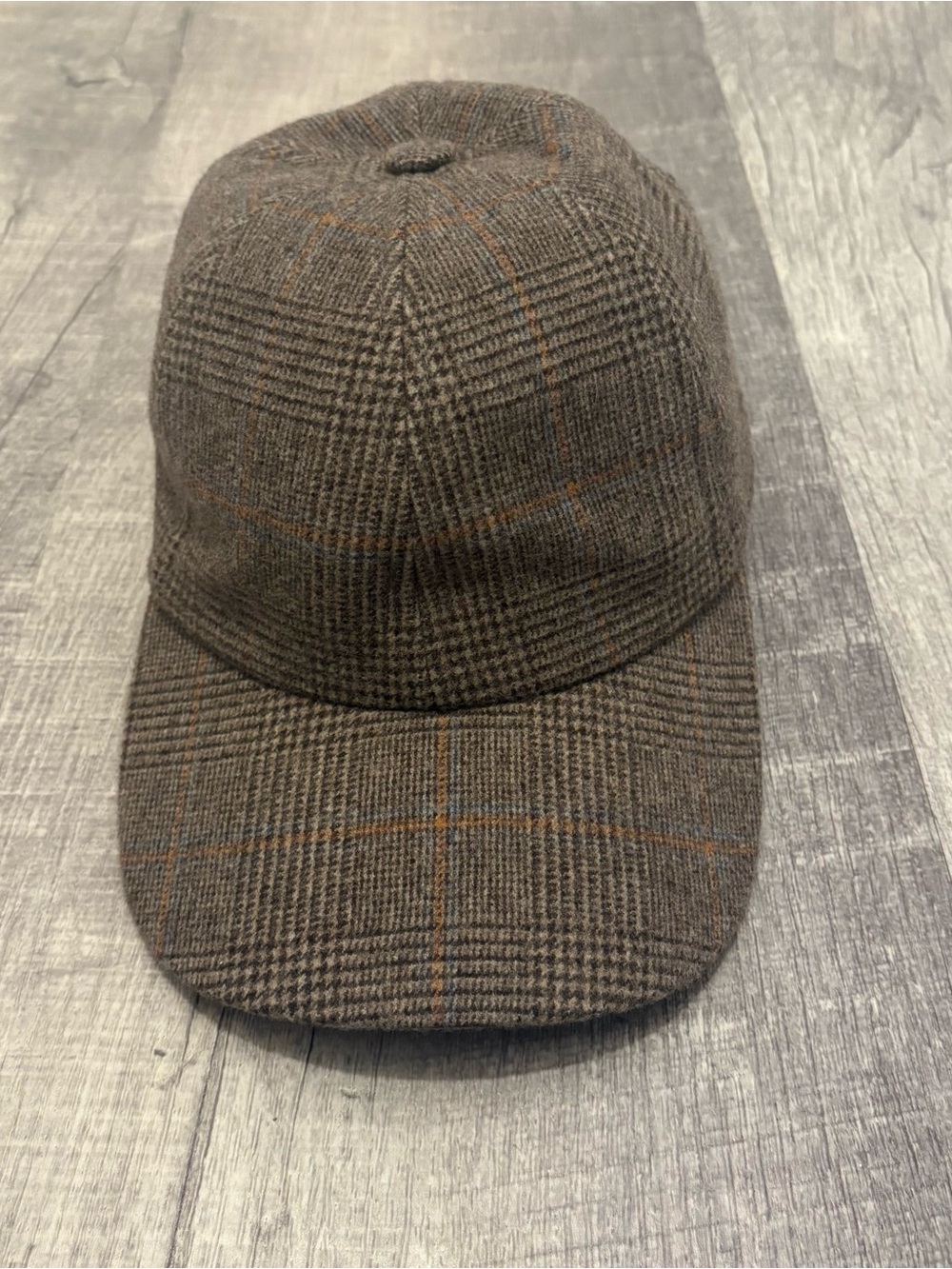 Lock & Co Joshua Ellis Escorial Wool Plaid Baseball Cap Hat 58 7 1/4